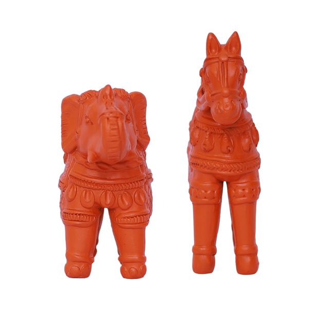 Elephant and Horse - Small