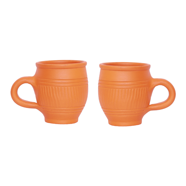 Tea Cup - Line design 10x7.5 cm - pack of 2
