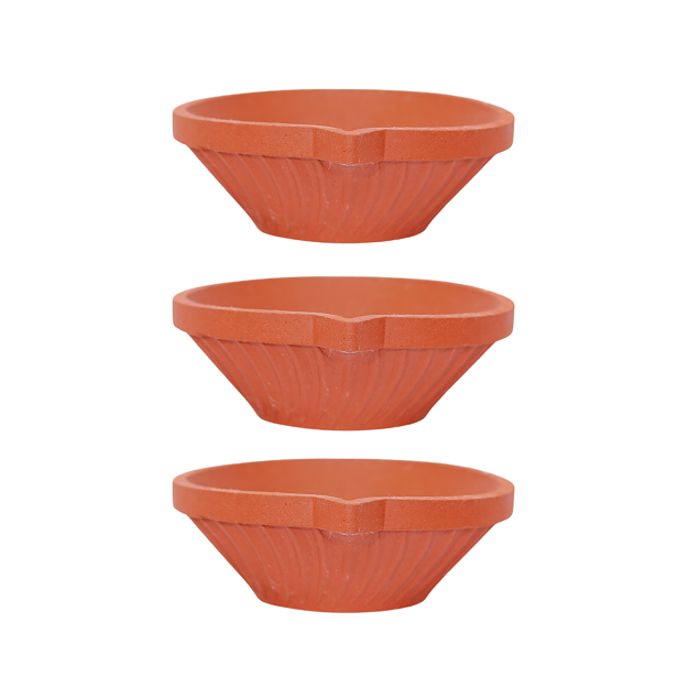 Diya - 9.5x4 cm - pack of 3