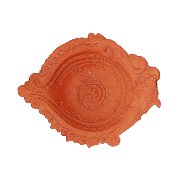 Ganesh Diya - 20x8 cm