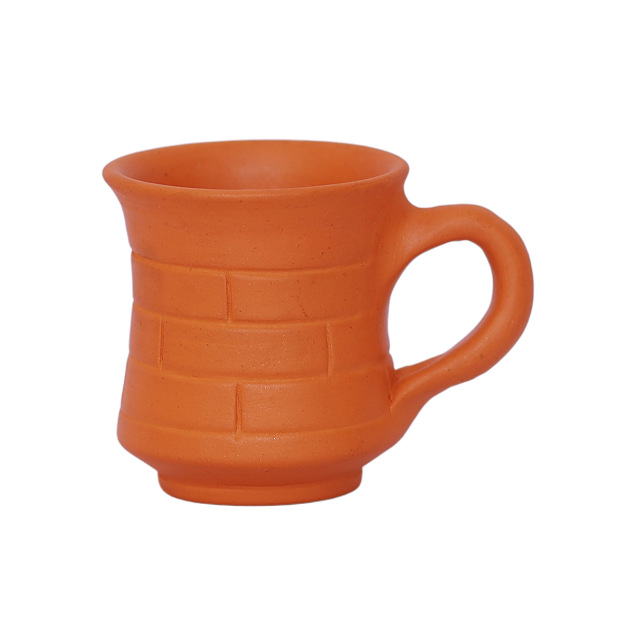 Tea Cup - brick design 10x7.5 cm