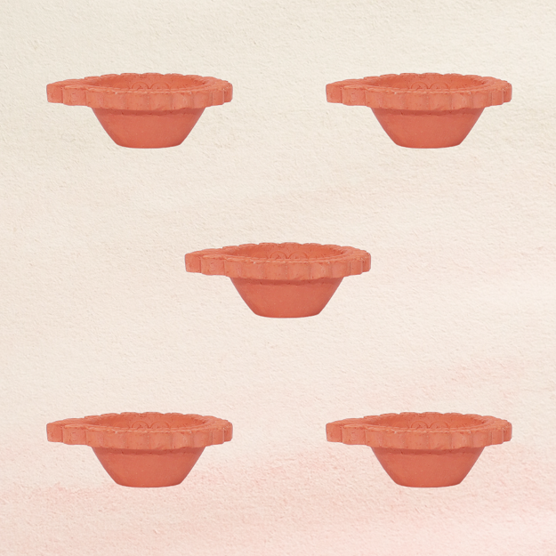 Diya Decorative Small - 8x3 cm - pack of 20