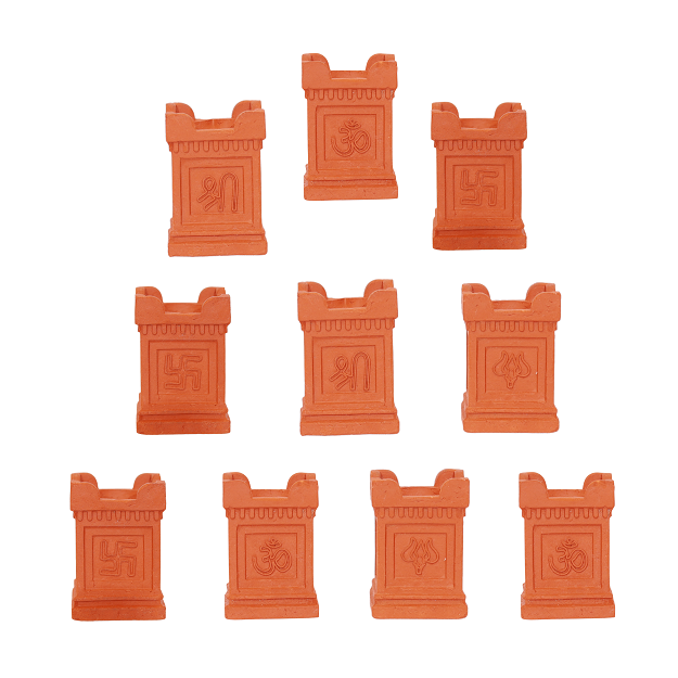 Tulsi pot diya - pack of 10