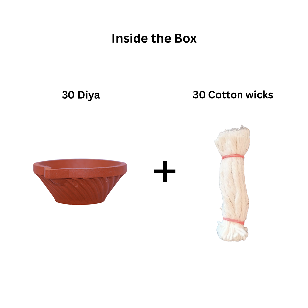 Diya - 5.5x2.5 cm - pack of 30
