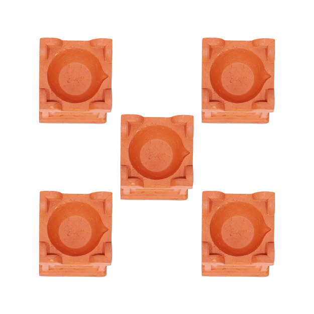 Tulsi pot diya - pack of 10