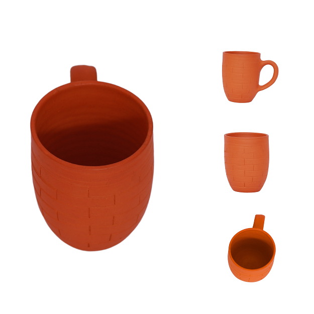 Juise Cup - brick design 14x11 cm - pack of 2