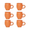 Tea Cup - Line design 10x7.5 cm - pack of 6