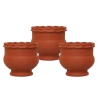 Flower pot - 20x17.5 cm - pack of 3