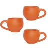 Tea Cup - Plain design 11.5x6 cm - pack of 3