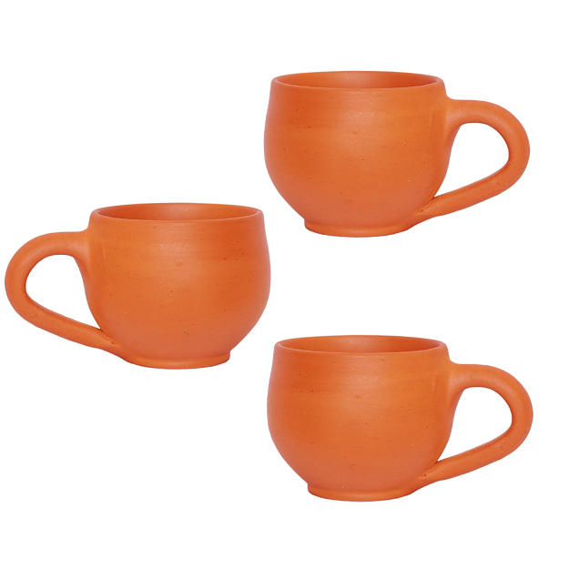 Tea Cup - Plain design 11.5x6 cm - pack of 3