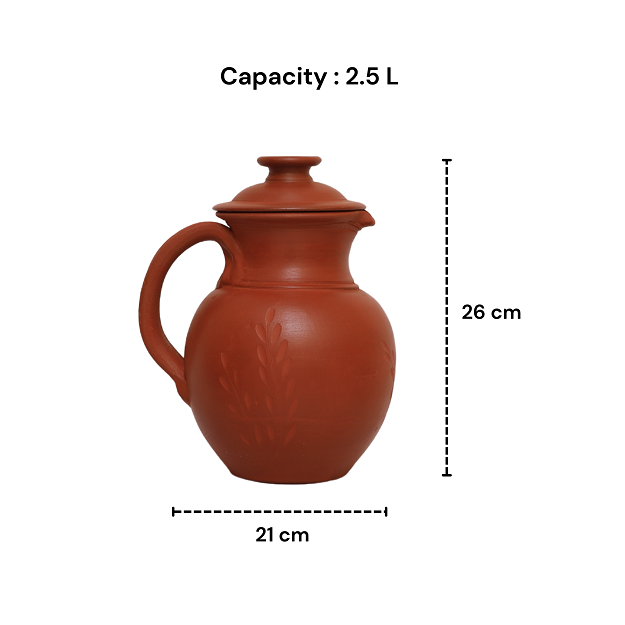 Jug with Lid - 21x26 cm