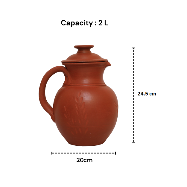 Jug with Lid - Small Design 20x25 cm