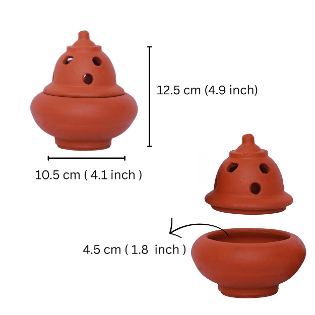 Sambrani Holder with Lid