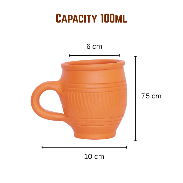 Tea Cup - Line design 10x7.5 cm